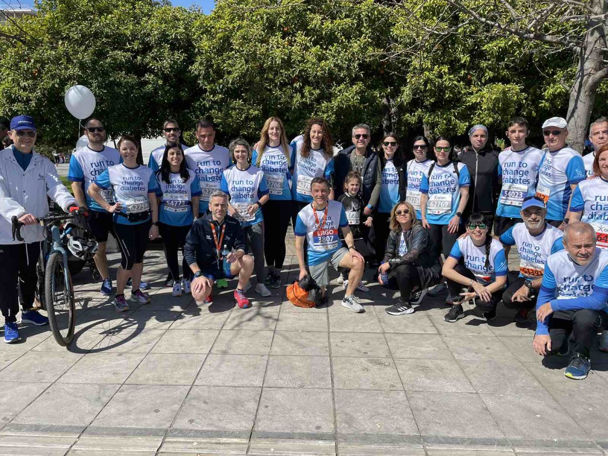 Η Novo Nordisk Hellas με την ομάδα «Τρέχουμε για να αλλάξουμε το Διαβήτη / Run to Change Diabetes» στον Ημιμαραθώνιο Αθήνας 2023
