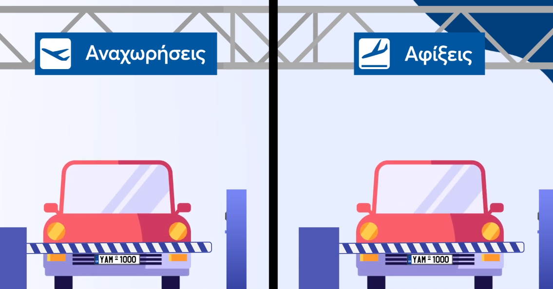 Ολοκλήρωση του έργου για την οδική κυκλοφορία στις προσβάσεις των αναχωρήσεων και των αφίξεων του αεροδρομίου